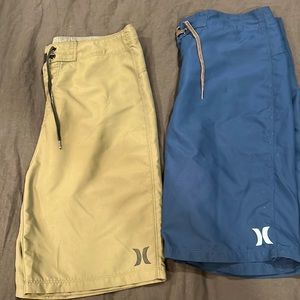 Bundle of two Hurley swim shorts men’s 29 waist